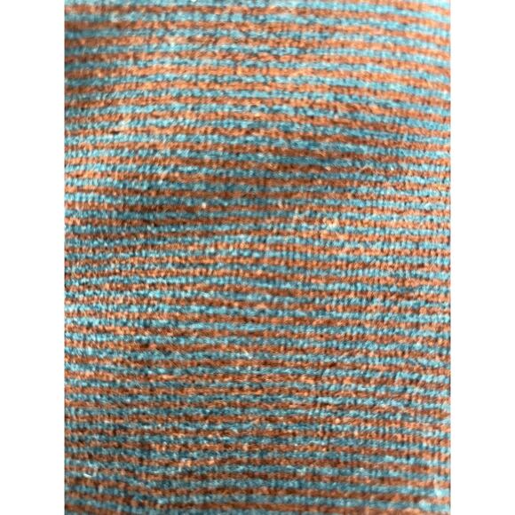 VTG Fornari Women’s Ribbed Velour Top Blue Rust Striped Long Sleeve Sz 3 (XS) - Picture 12 of 12